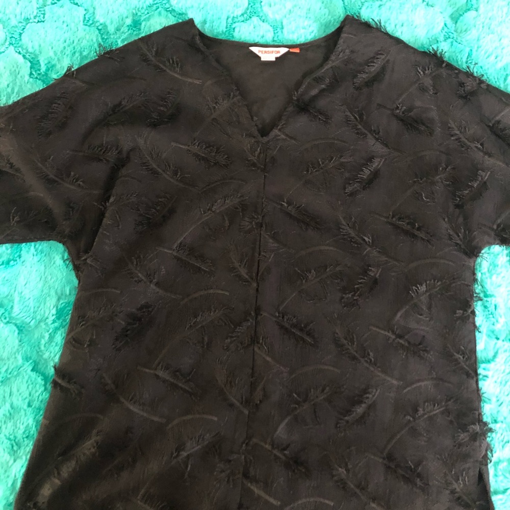 Black PERSIFOR Tunic XL NWOT